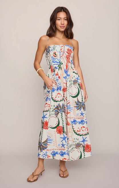 Z Supply Cornelia Getaway Midi Dress - MULTI