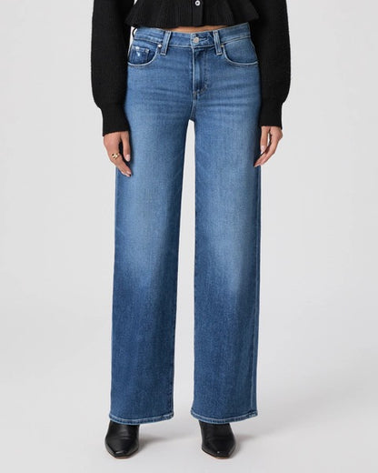 PAIGE Tatum 32" Wide Leg Jean - BOOKSHELF