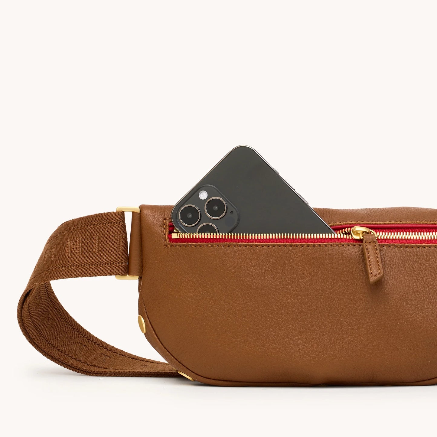 Hammitt Charles Crossbody Medium - MAHOGANY PEBBLE