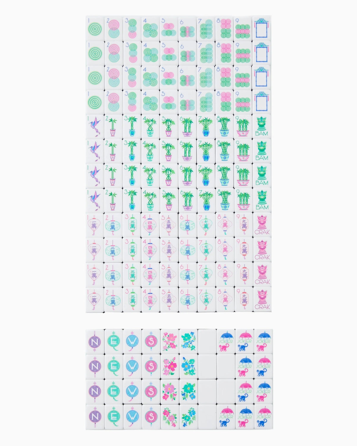Oh My Mahjong Jasmine Tile Set