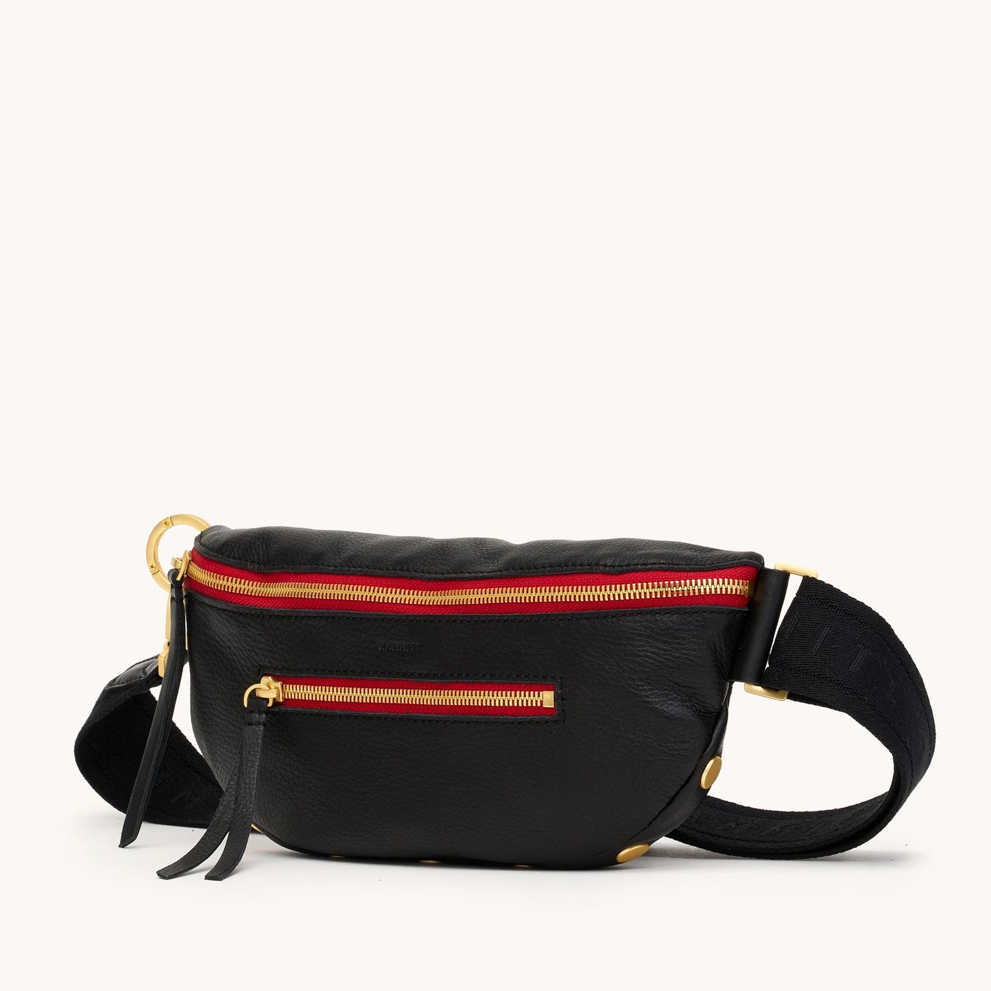 Hammitt Charles Crossbody Medium - BLACK-BG RED ZIP