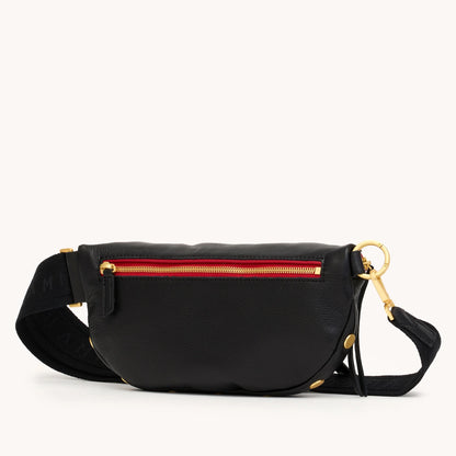 Hammitt Charles Crossbody Medium - BLACK-BG RED ZIP