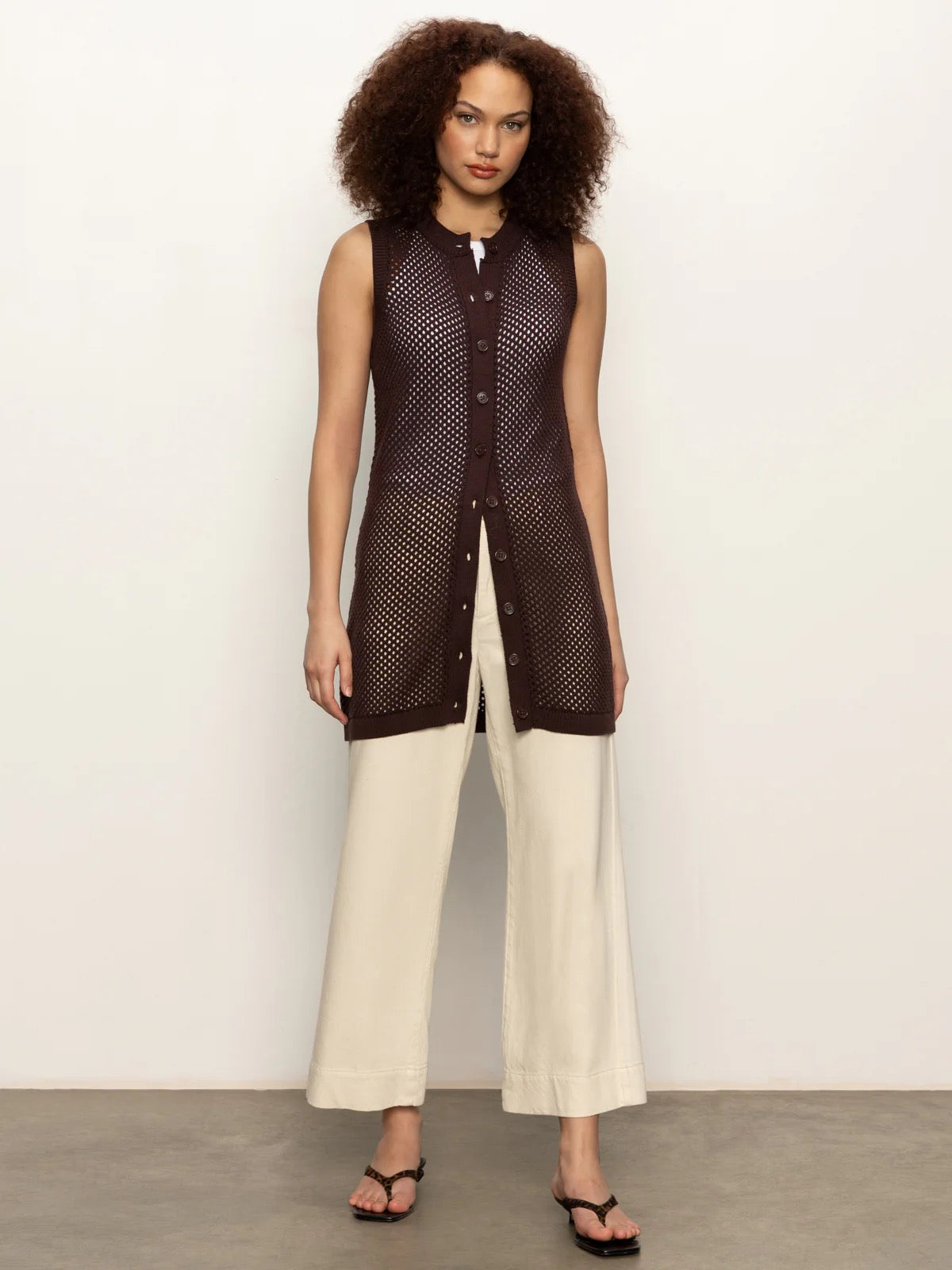 Sanctuary Long Openwork Vest - MESA