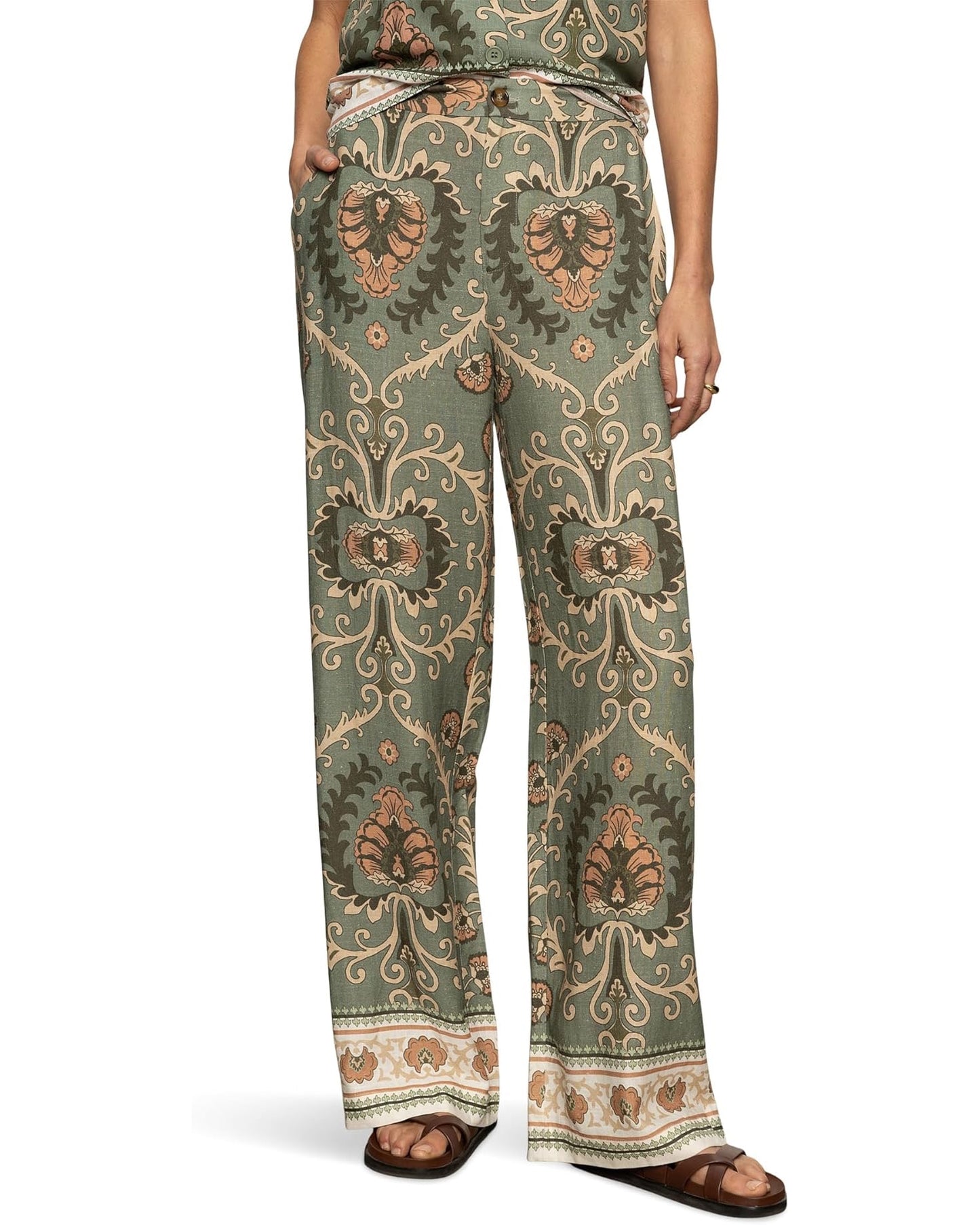 Sanctuary The Soft Trouser - MEZZO SAGE