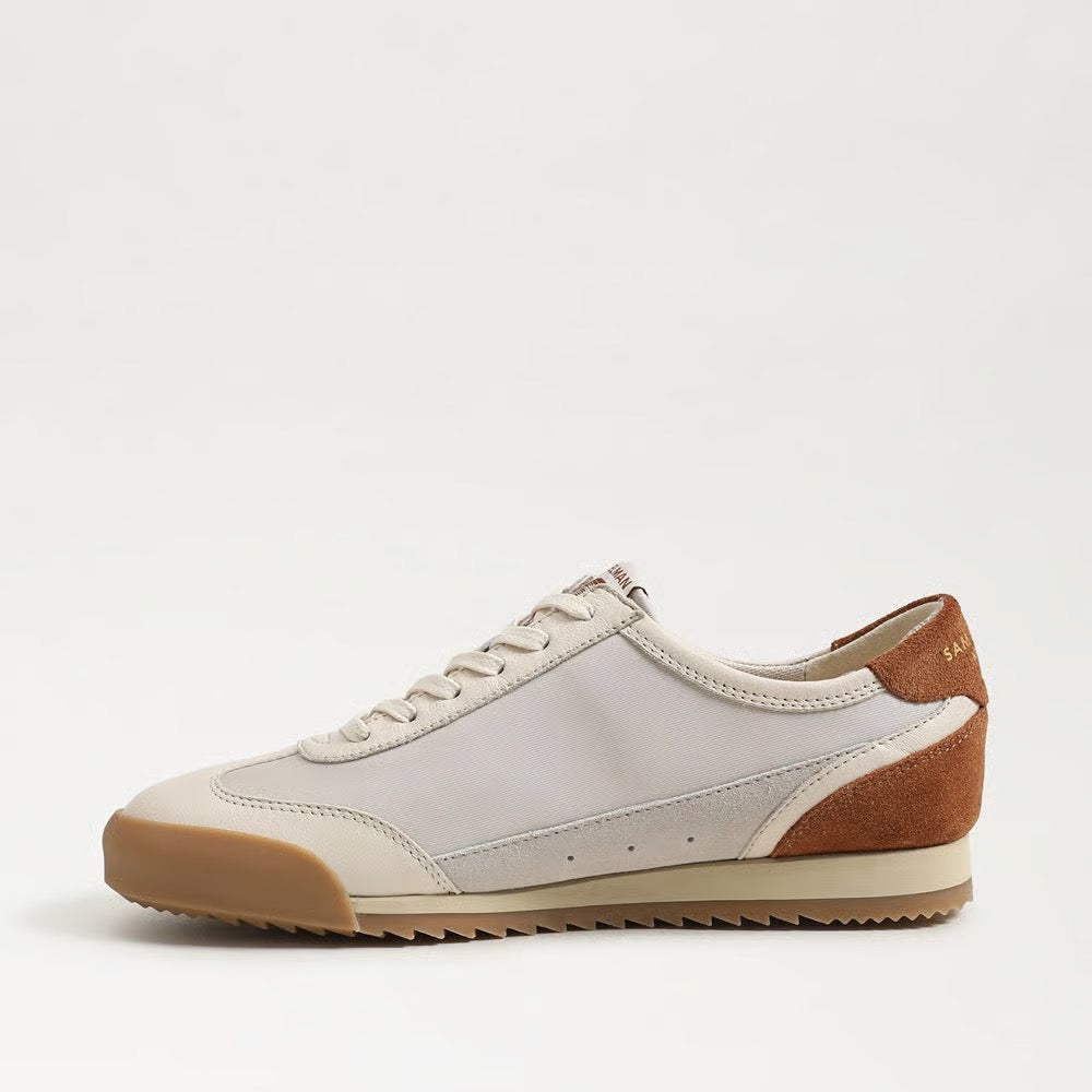 Sam Edelman Ivey Lace Up Sneaker - MODERN IVORY/FRONTIER BROWN