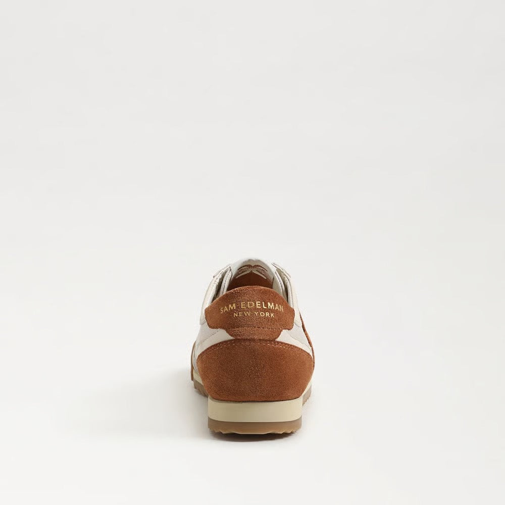 Sam Edelman Ivey Lace Up Sneaker - MODERN IVORY/FRONTIER BROWN
