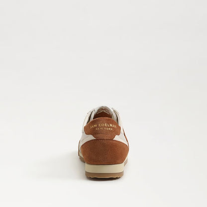 Sam Edelman Ivey Lace Up Sneaker - MODERN IVORY/FRONTIER BROWN