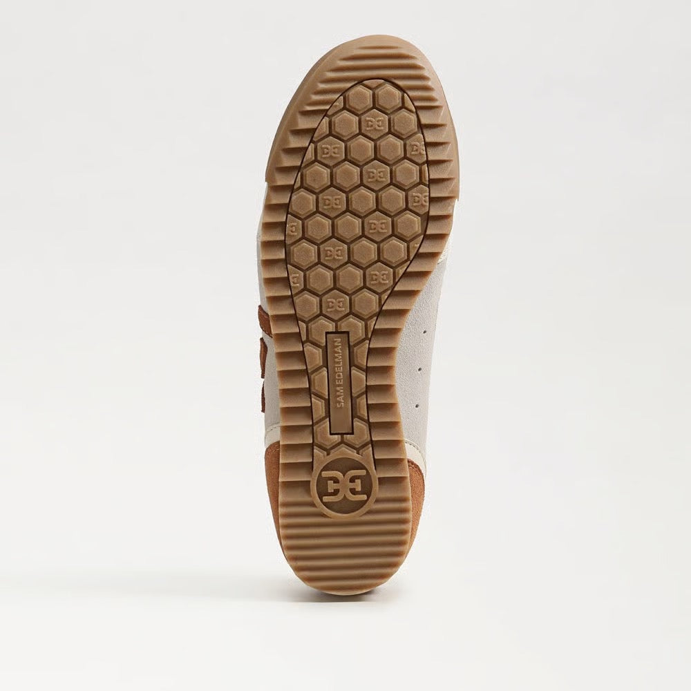 Sam Edelman Ivey Lace Up Sneaker - MODERN IVORY/FRONTIER BROWN