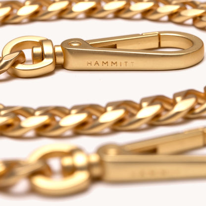 Hammitt Metal Chain Shoulder Strap-BRUSHED GOLD