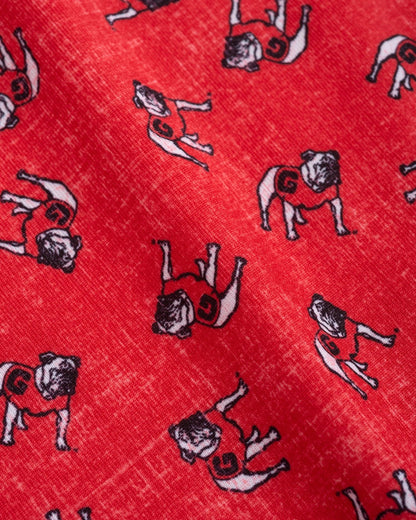 johnnie-O Stadium Exeter Performance Polo UGA - RED