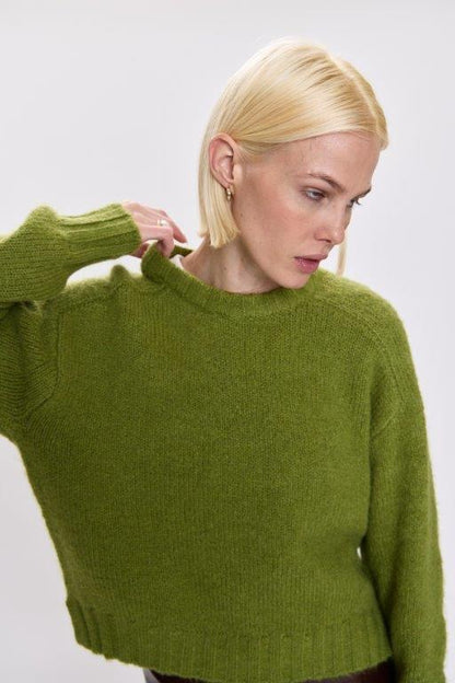 PISTOLA Adina Sweater - PEA GREEN