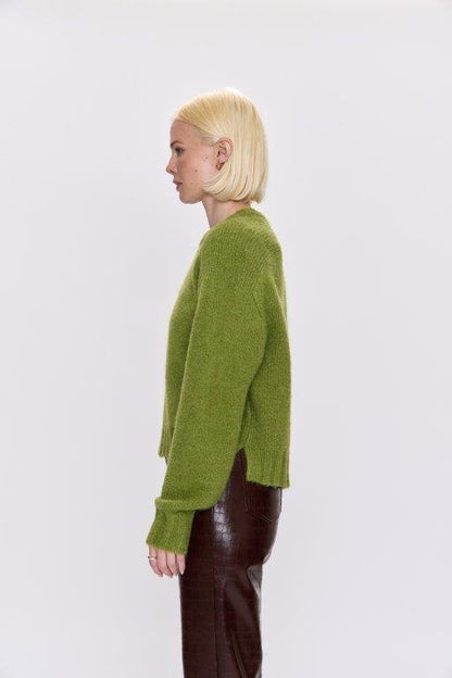 PISTOLA Adina Sweater - PEA GREEN