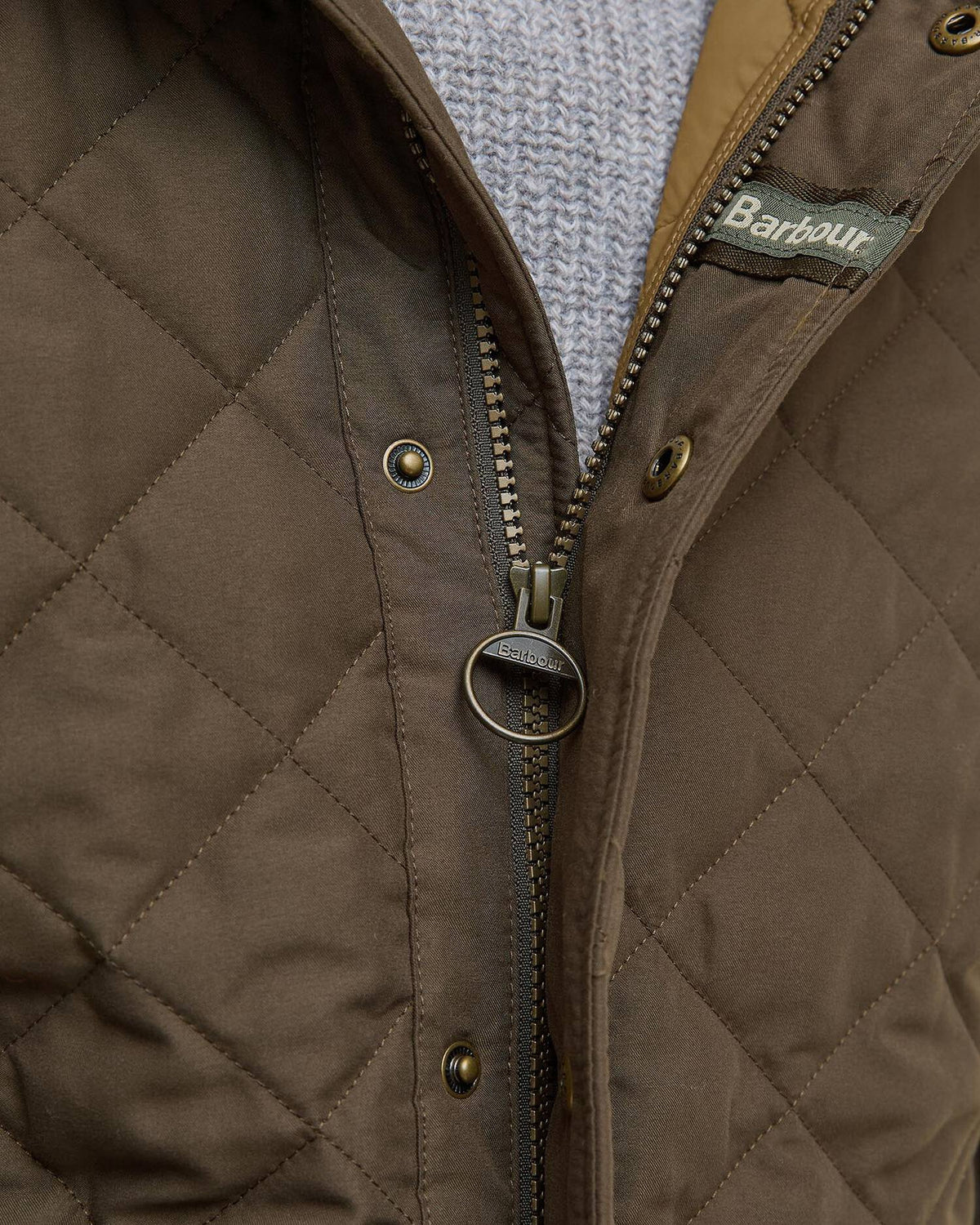 Barbour Shoveler Quilted Jacket - DARK OLIVE
