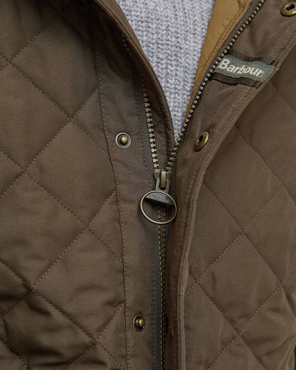 Barbour Shoveler Quilted Jacket - DARK OLIVE