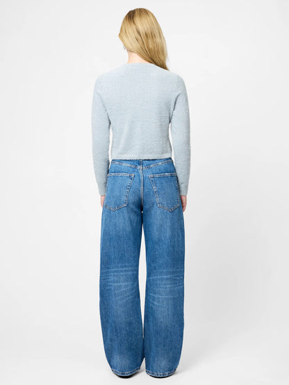 French Connection Tinsel Knit Slim Cardigan - SILVER