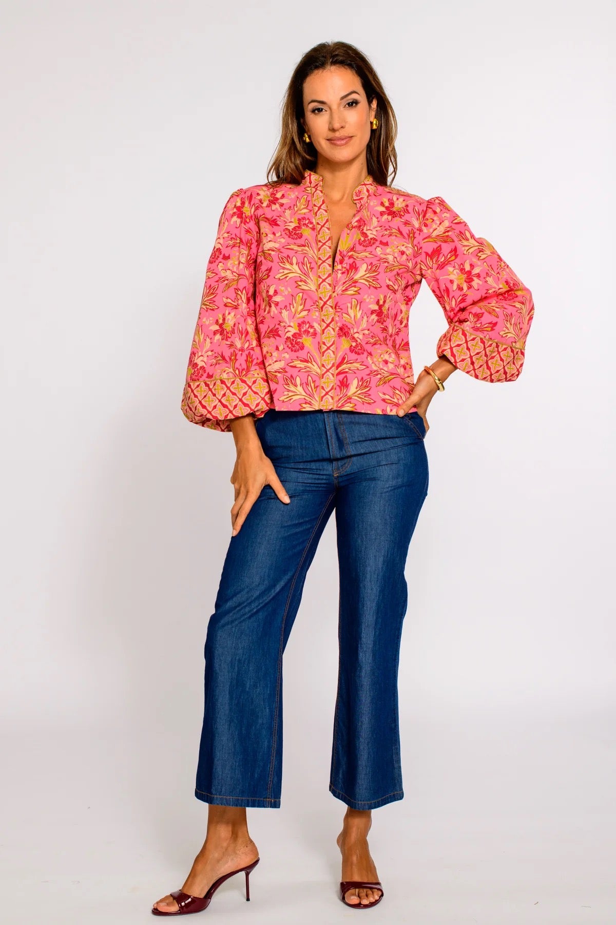 Elizabeth James Emily Top - GRANDEUR CHERRY