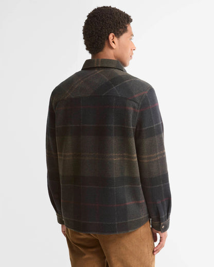 Barbour Woodlane Brushed Check Overshirt - SHADOW