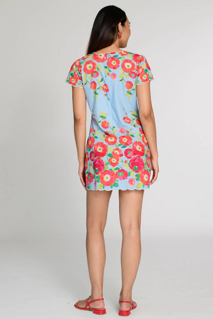 Elizabeth James Louisa Dress - POPPY PATCH BLUEBERRY