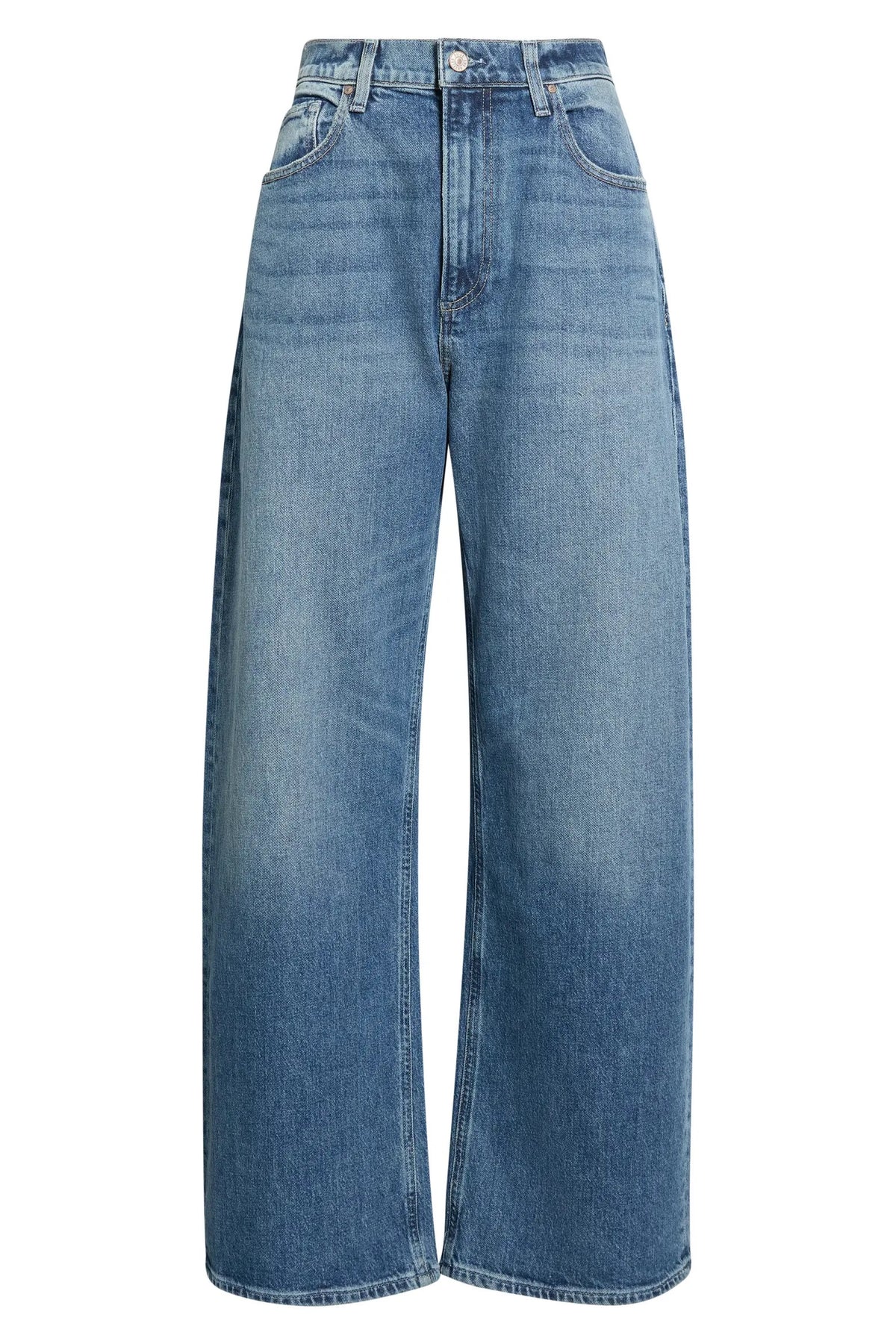 Paige Ariella Skimmer High Waist Wide Leg Jeans - THESIS