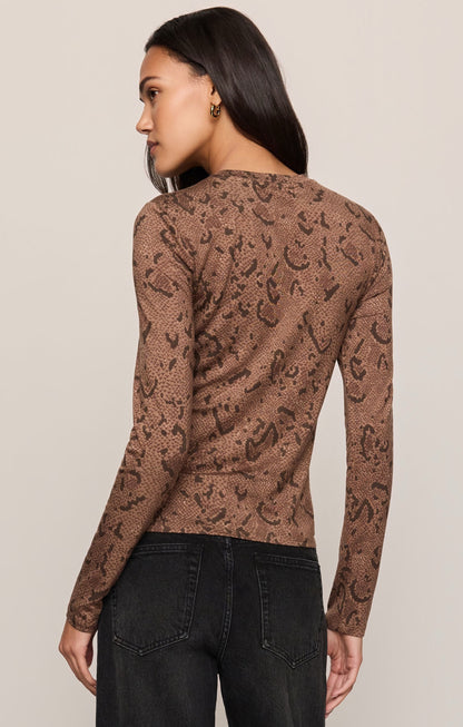 Z Supply Onyx Snake Top - COCOA BEAN
