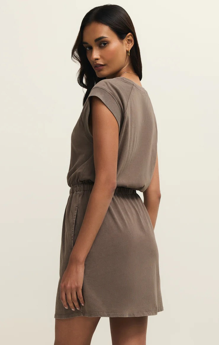 Z Supply Kalani Dress - PERFECTLY TAUPE