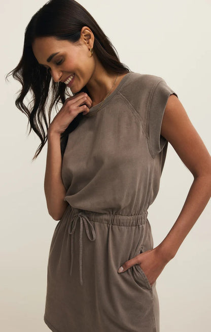 Z Supply Kalani Dress - PERFECTLY TAUPE