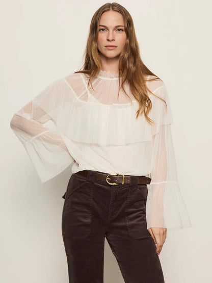 Sanctuary The Ethereal Blouse - CHALK