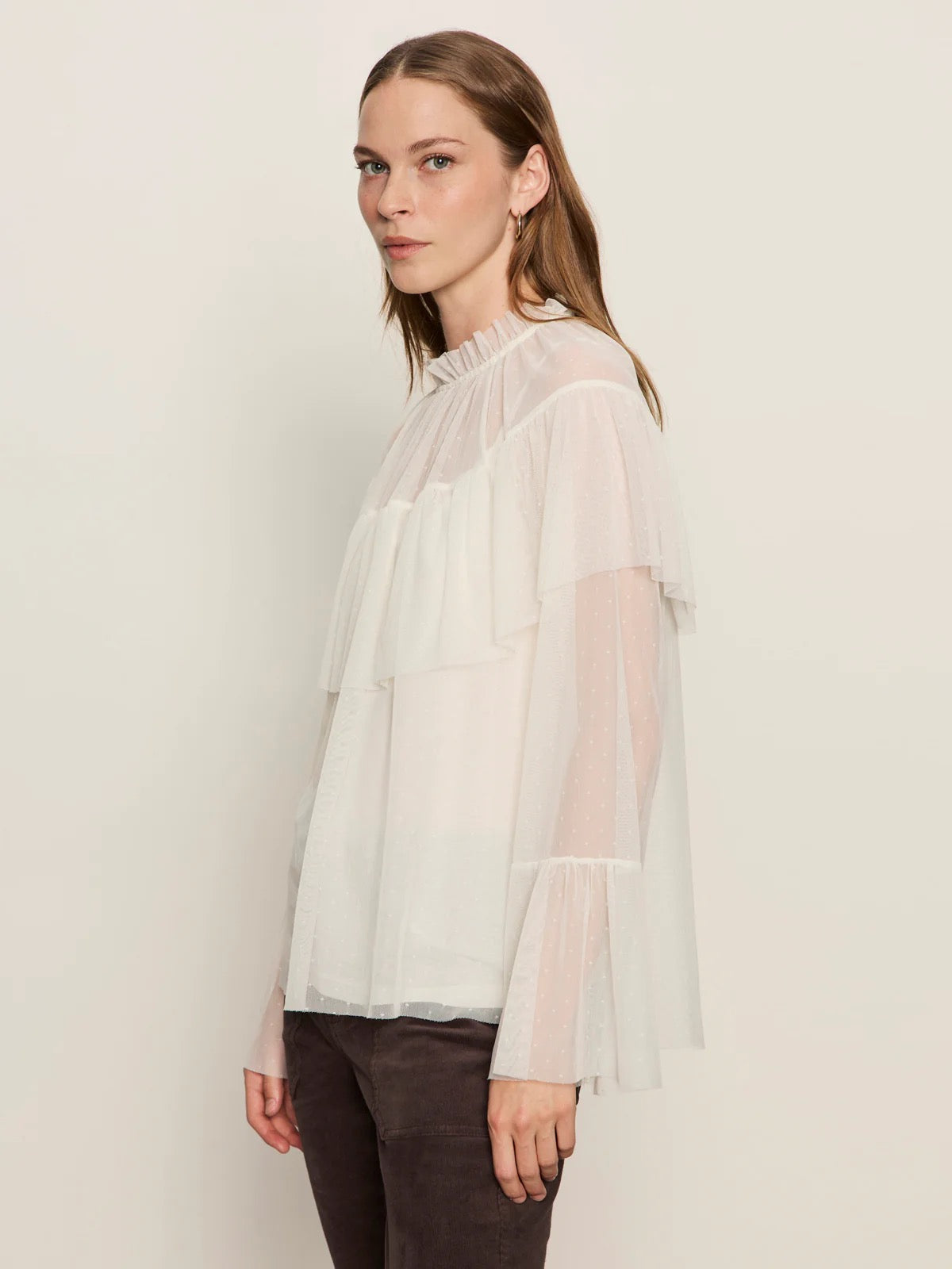 Sanctuary The Ethereal Blouse - CHALK