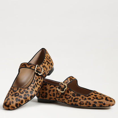 Sam Edelman Michaela Mary Jane Flat - LEOPARD