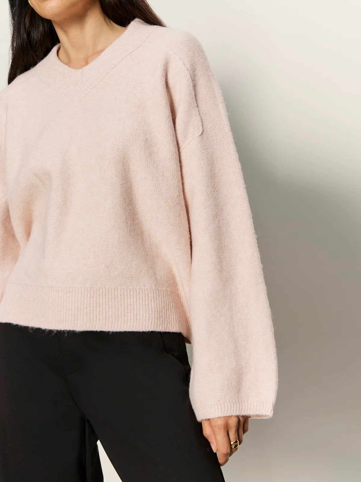 Sanctuary Dreamy V Neck Sweater - HEATHER ROSE