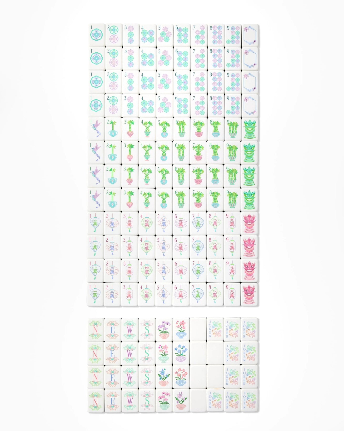Oh My Mahjong Moonlight Mahjong Tile Set