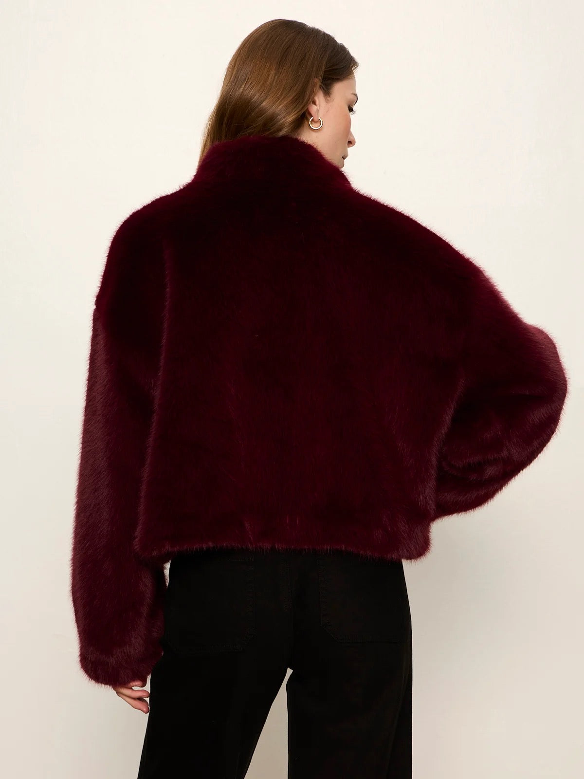 Sanctuary Everest Fur Bomber - BORDEAUX