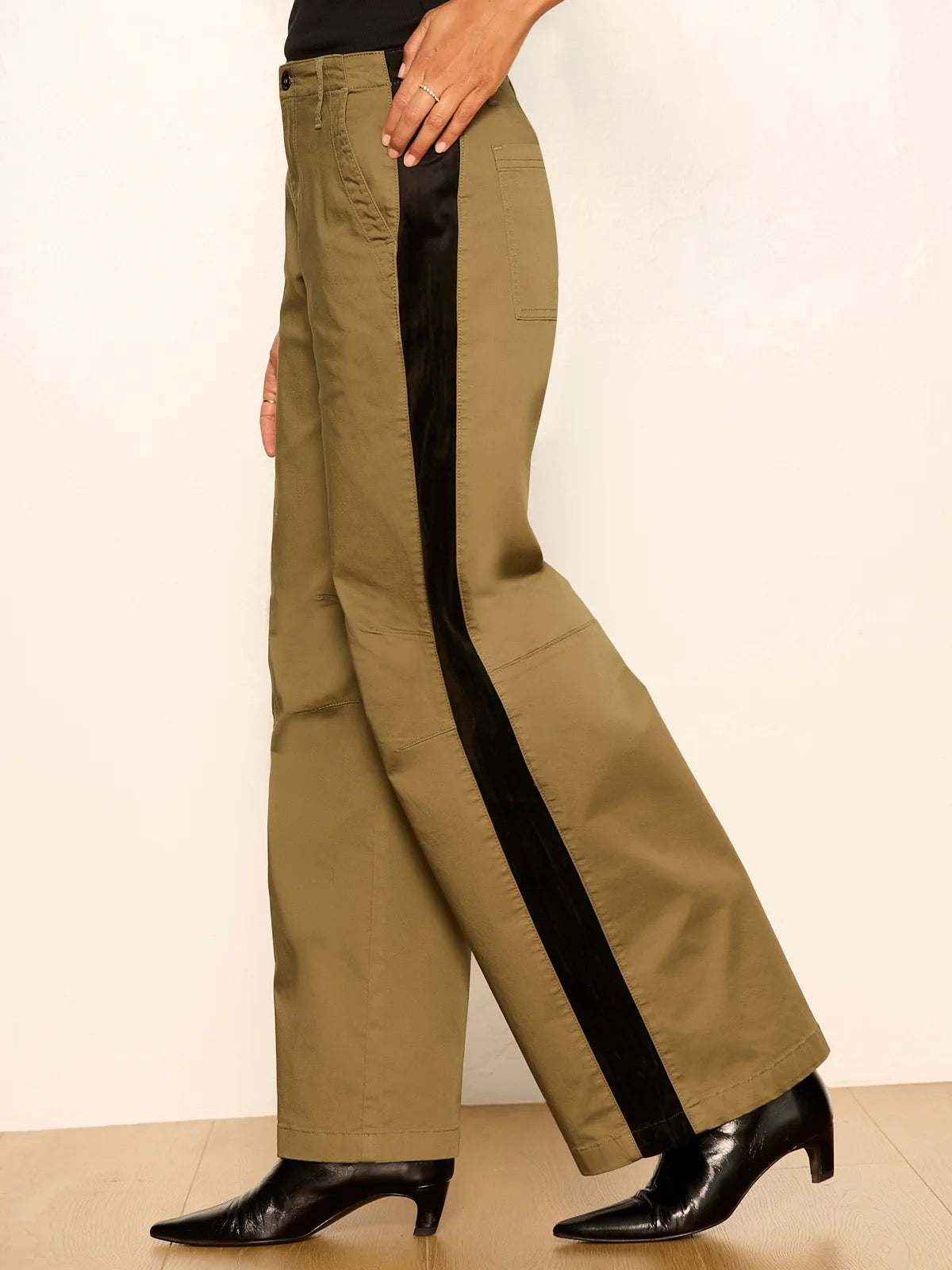 Sanctuary Front Row Pant - VINTAGE OLIVE