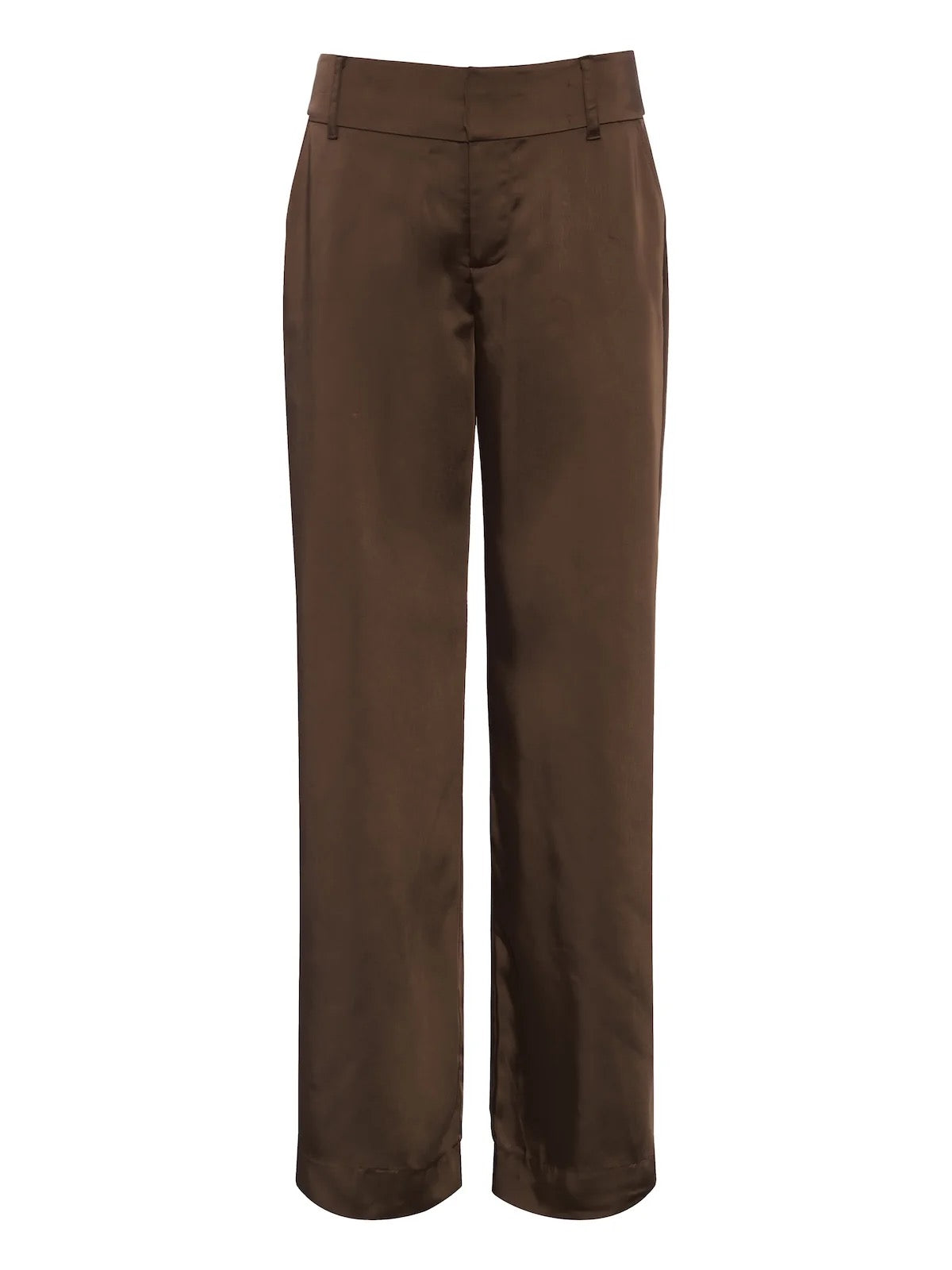 Sanctuary Spotlight Satin Trouser - ESPRESSO MARTINI