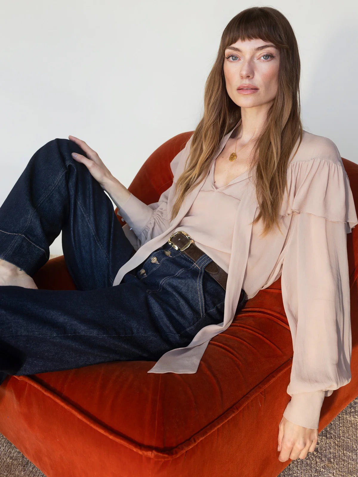 Sanctuary All Day Calf Hair Belt - CHOCO BROWN