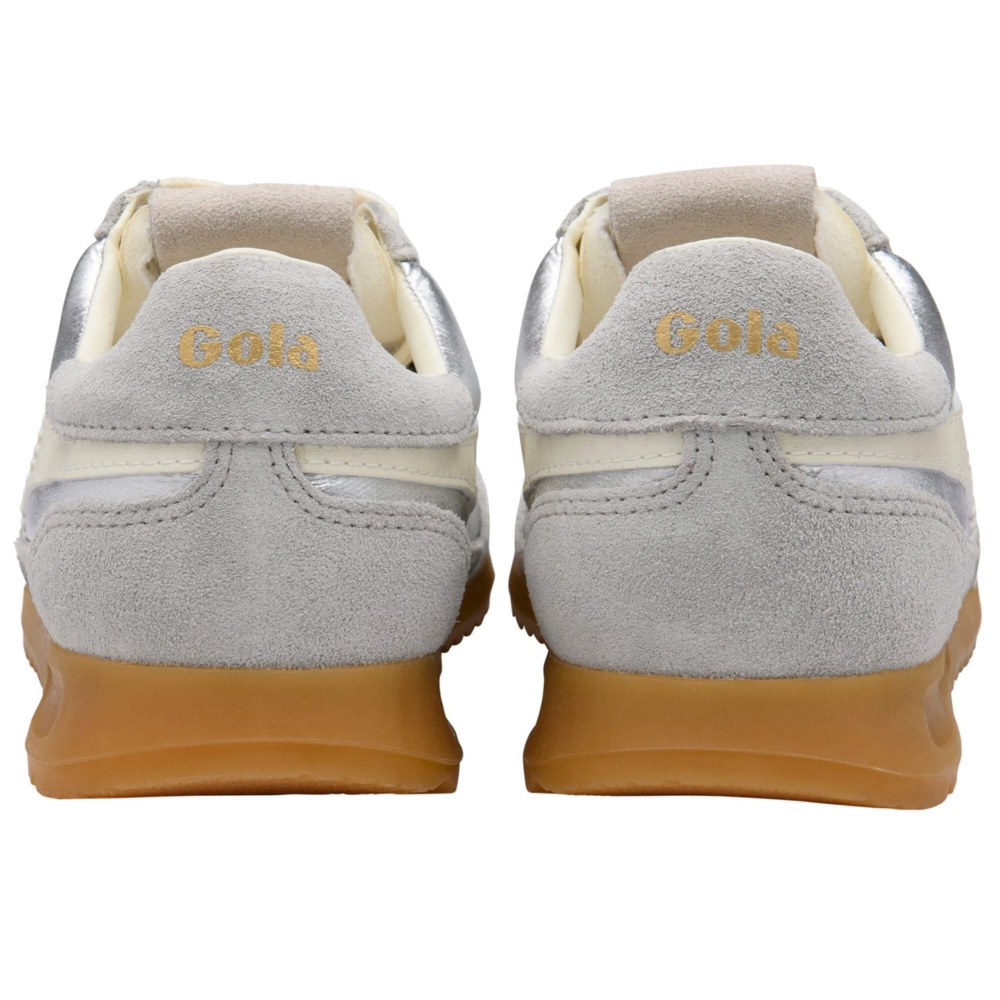 GOLA Firefly Metallic Sneakers - SILVER/OFF WHITE