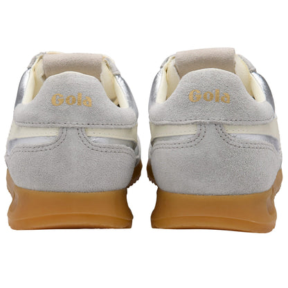 GOLA Firefly Metallic Sneakers - SILVER/OFF WHITE