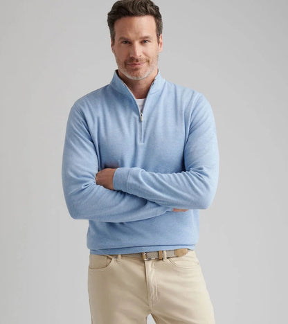 Peter Millar Crown Comfort Pullover - COTTAGE BLUE