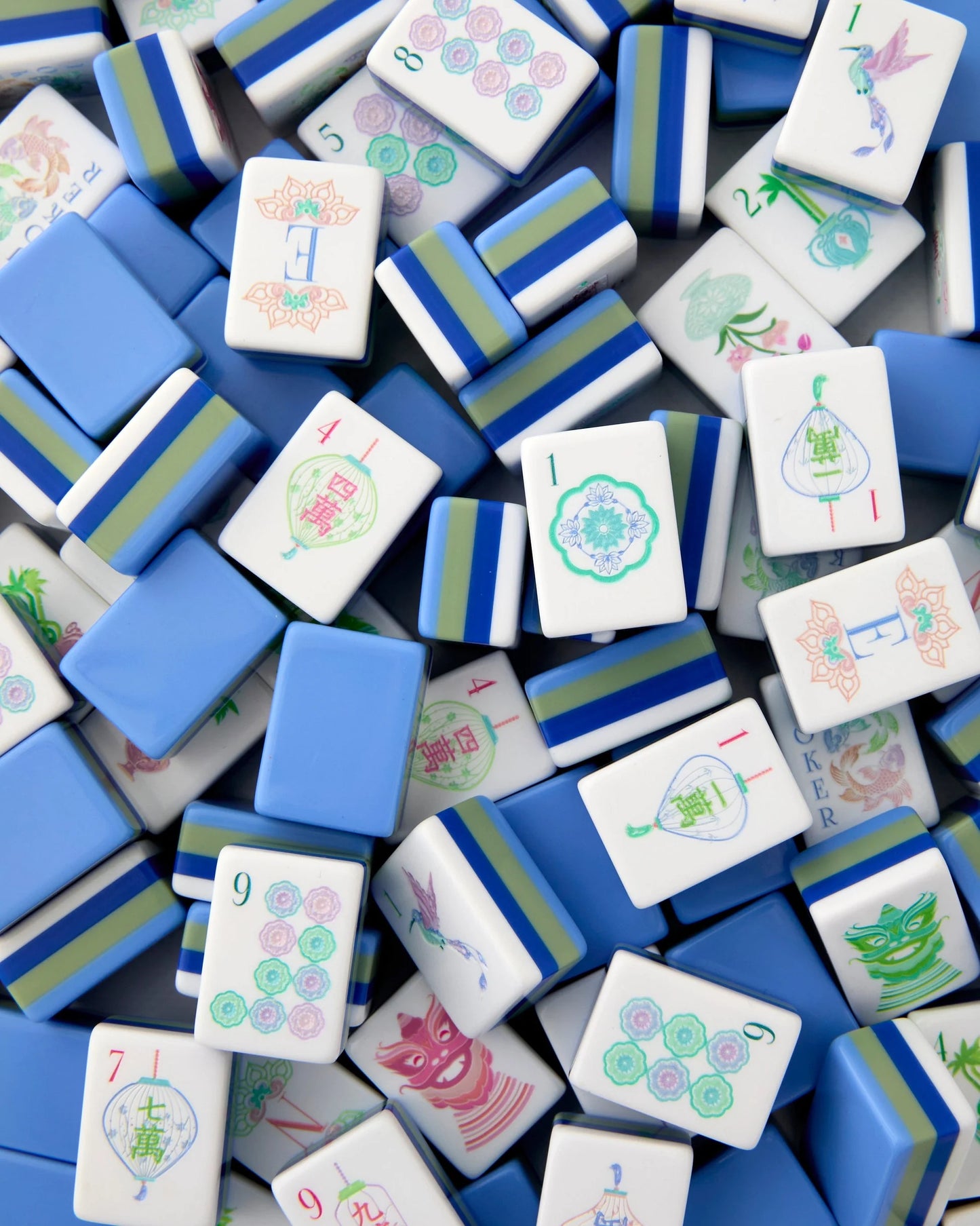 Oh My Mahjong Moonlight Mahjong Tile Set