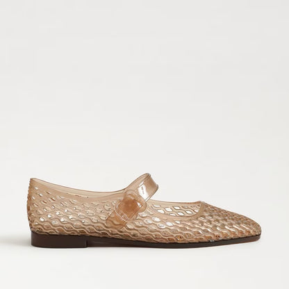 Sam Edelman Michaela Jelly Mary Jane Flat - TRANSPARENT BROWN