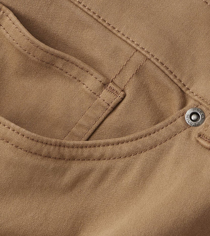 Peter Millar Signature Sateen Five-Pocket Pant - RYE