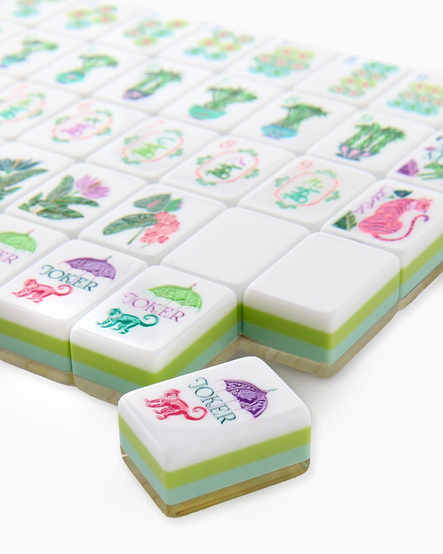 Oh My Mahjong Palm Royal Mahjong Tile Set