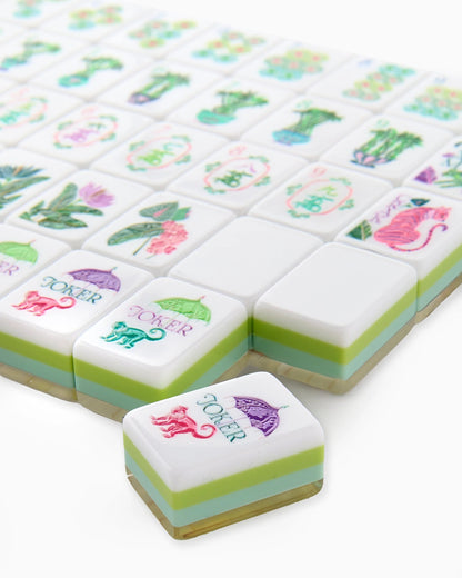 Oh My Mahjong Palm Royal Mahjong Tile Set
