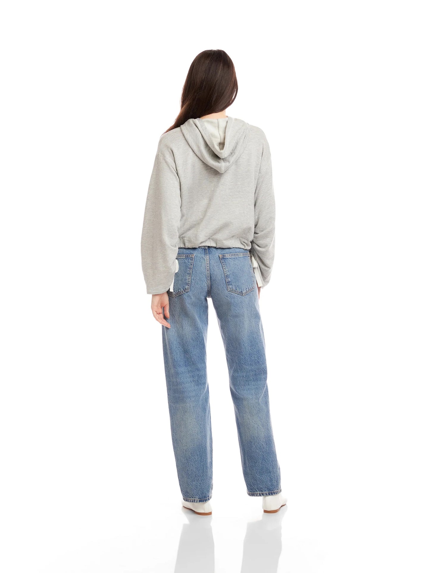 FT Makenna Bubble Sweatshirt LIGHT HEATHER GREY
