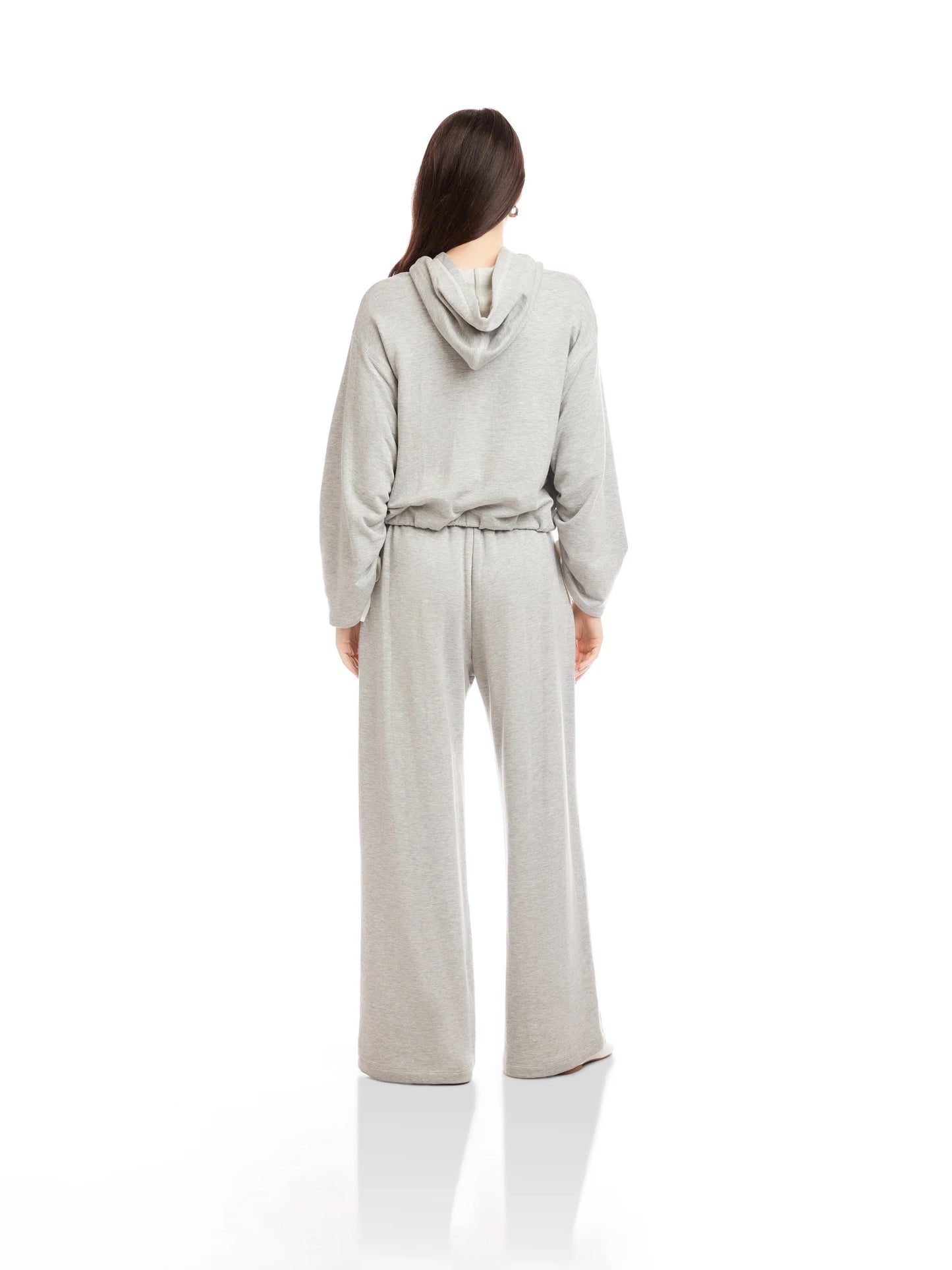 FT Lani Wide Leg Pants LIGHT HEATHER GREY