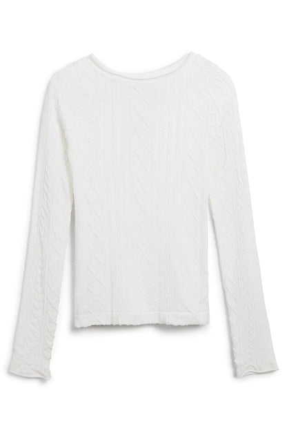 Free People So Soft Seamless Modal Cable Layer - CLEAN IVORY
