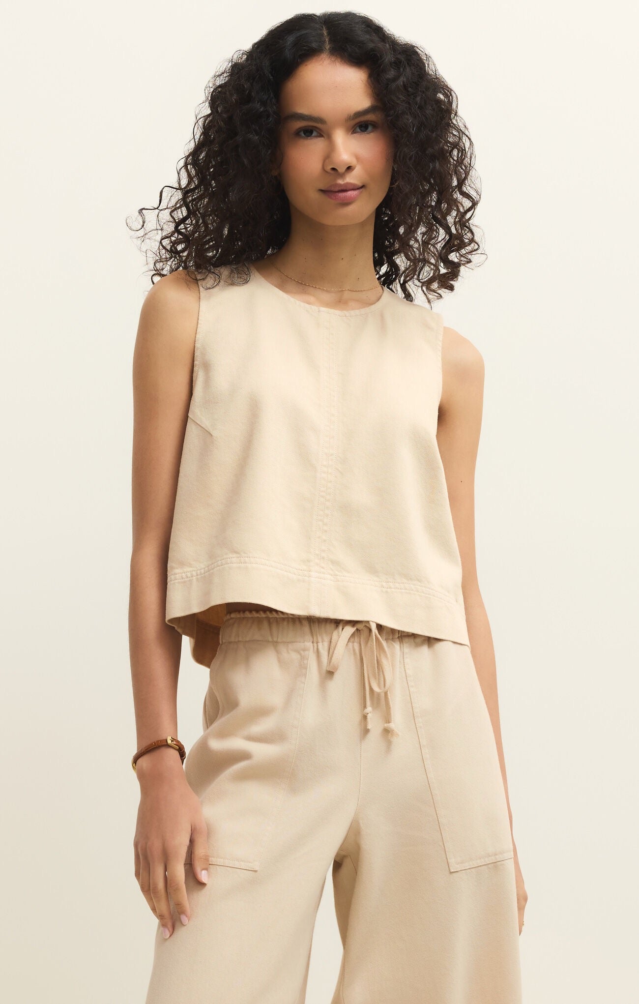 Z Supply Sun Seeker Tank - PARCHMENT