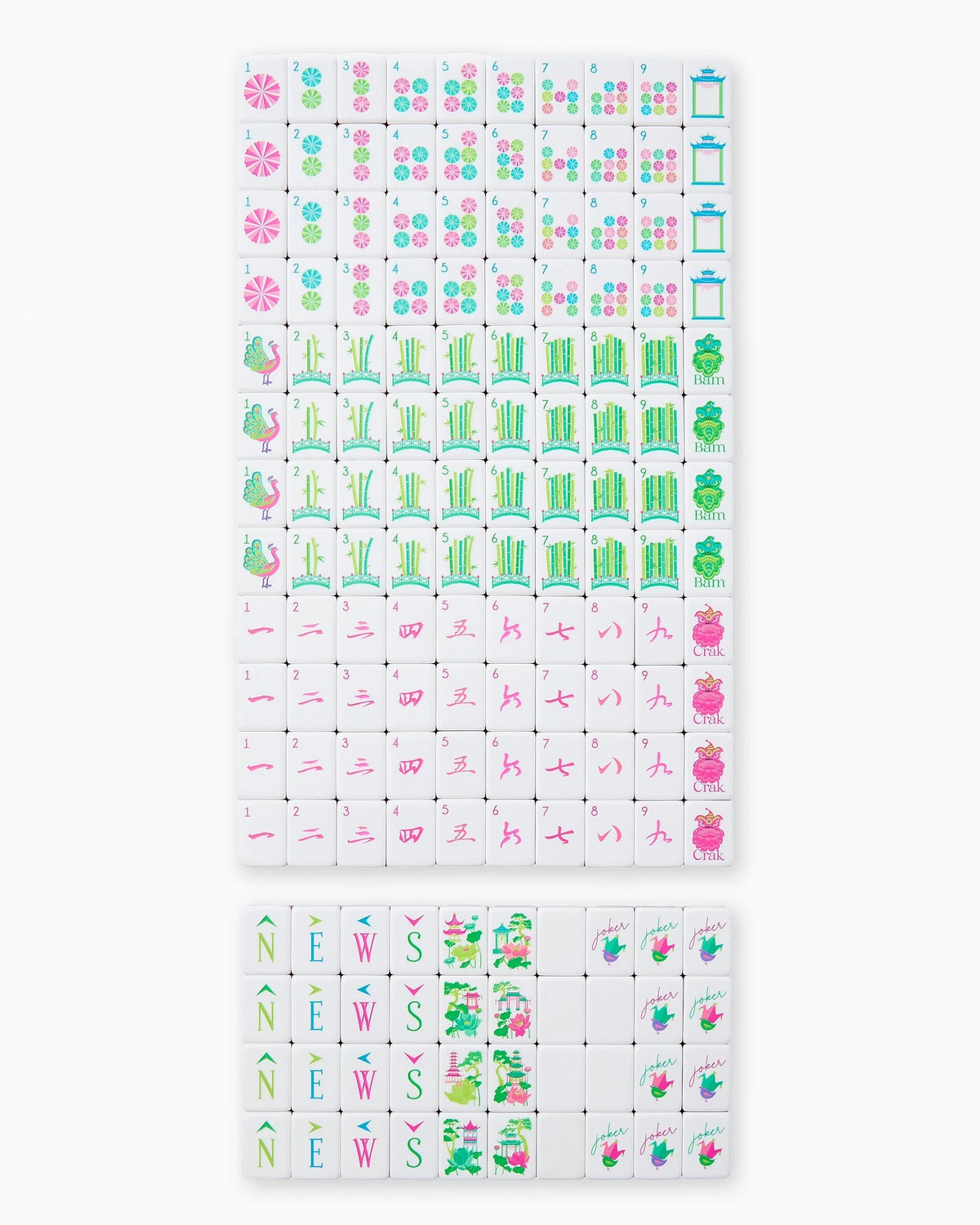 Oh My Mahjong Glow Wild Tile Set