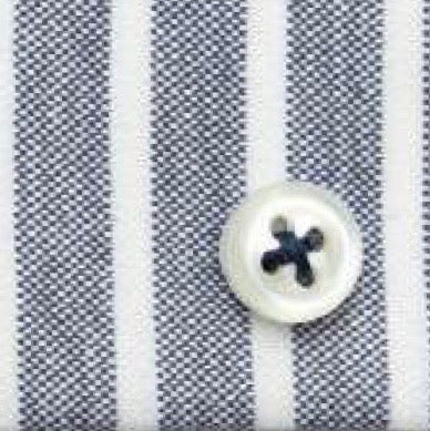 ETERNA Japanse Knit Woven Shirt GREY BLUE STRIPE