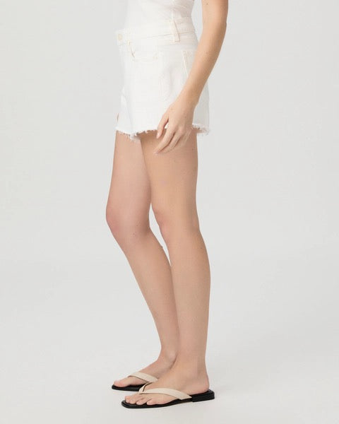 Paige Dylan Short Raw Hem - TONAL ECRU